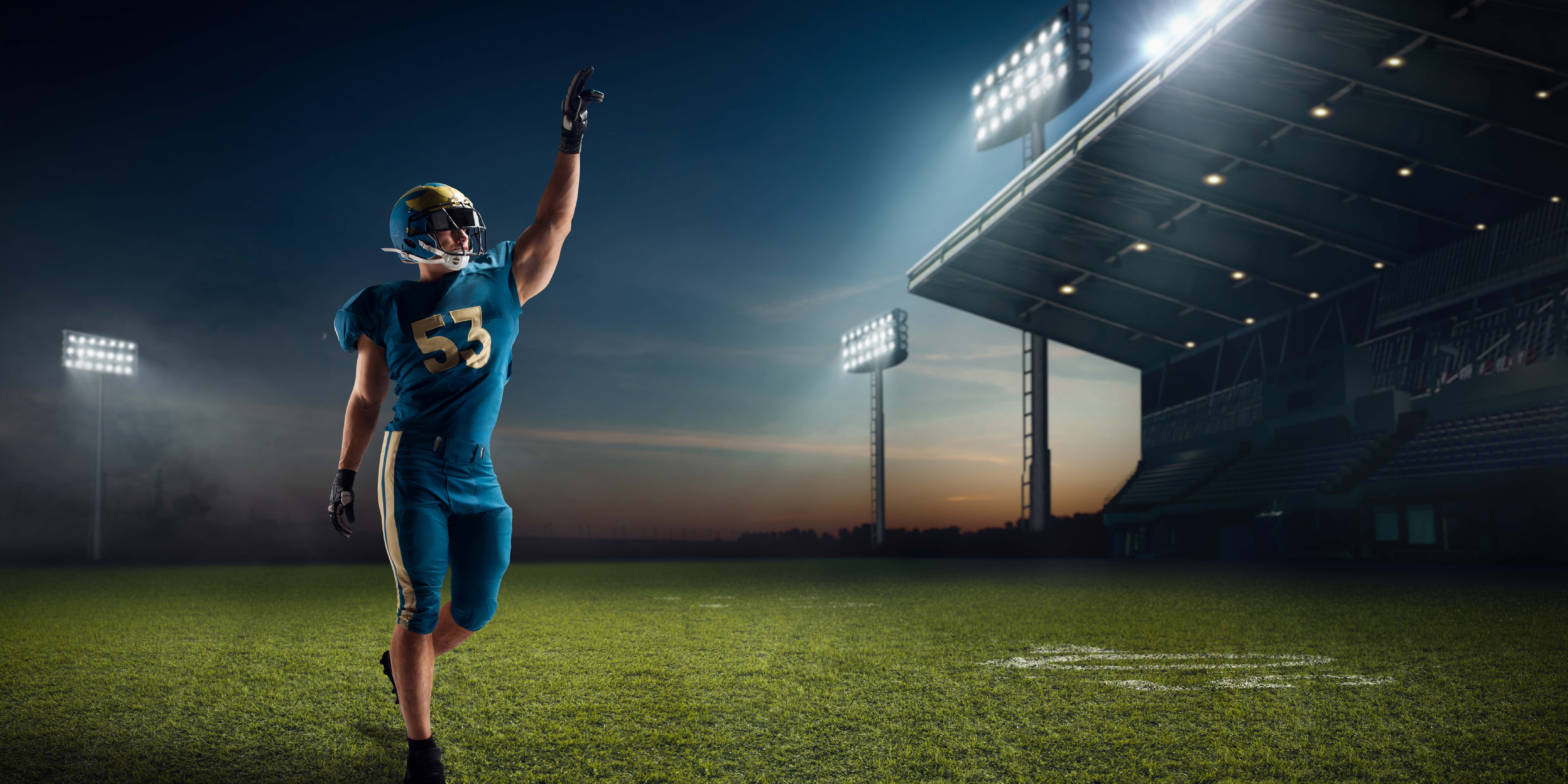 Flood lights in outdoor