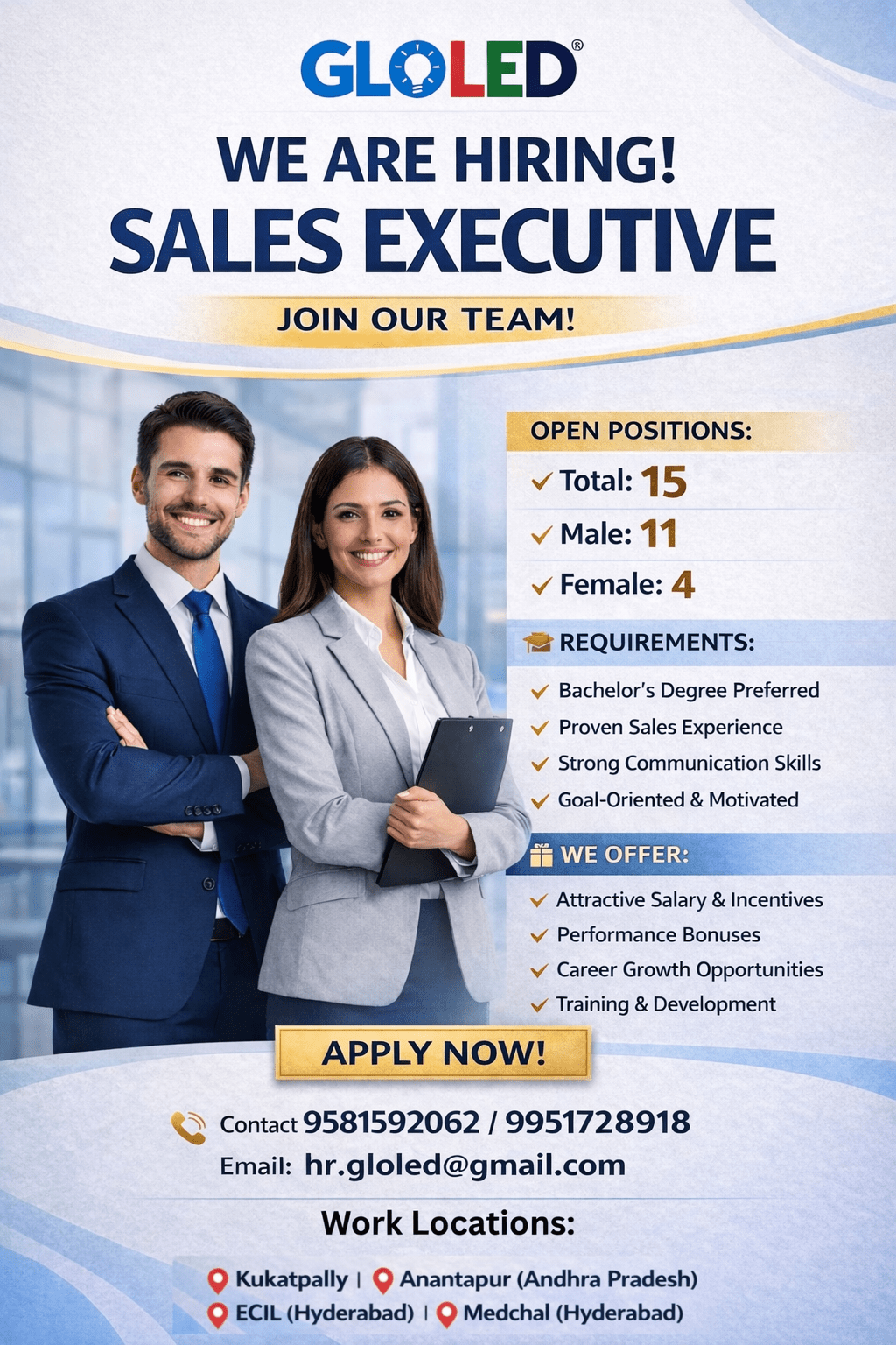 Hiring Sales Executive